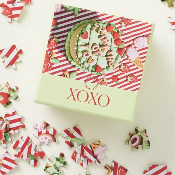 Anthropologie Puzzle 70 Piece Mini, Hugs And Kisses, sealed. - Picture 1 of 5